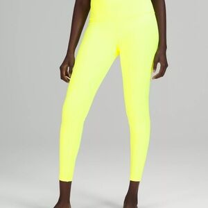 lululemon athletica Neon Yellow Leggings